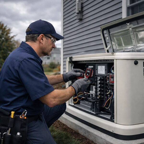 Whole-home generator install Willington CT