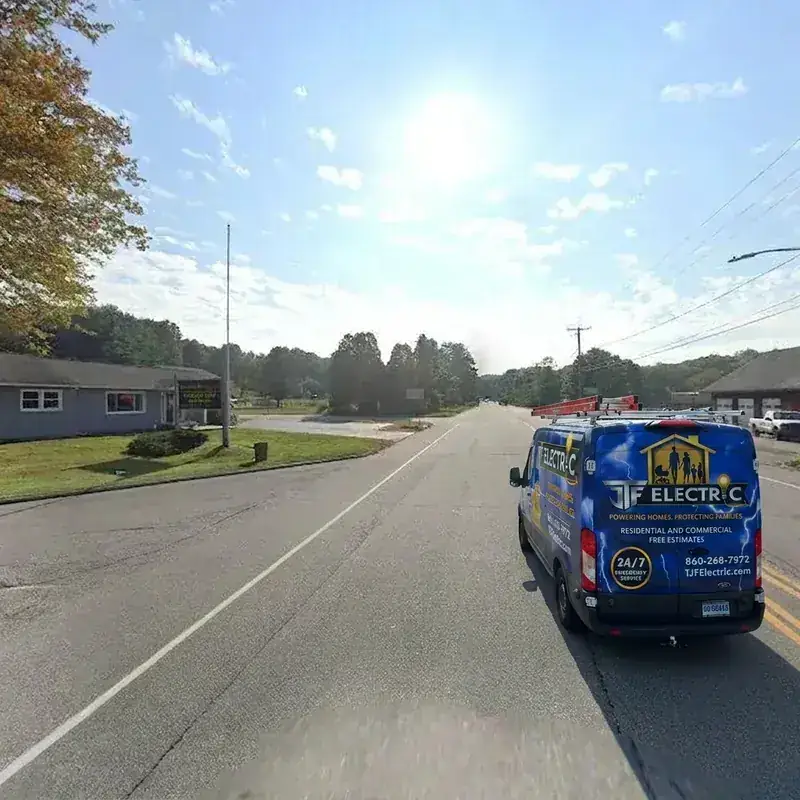 Columbia, CT — TJF Electric service area