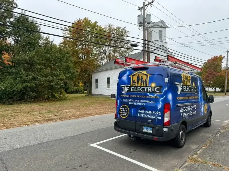 Crystal Lake, CT — TJF Electric service area