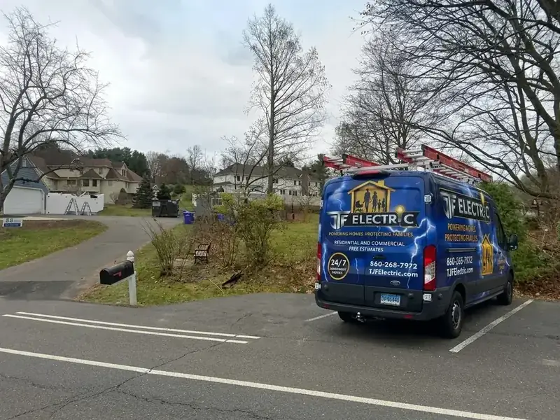 Glastonbury, CT — TJF Electric service area
