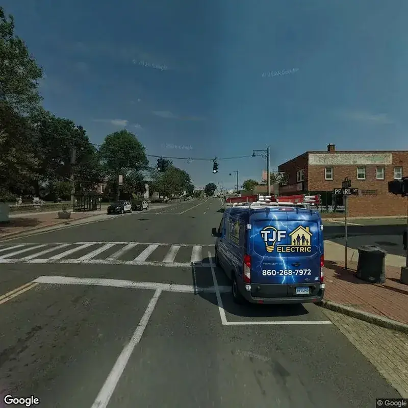 Manchester, CT — TJF Electric service area