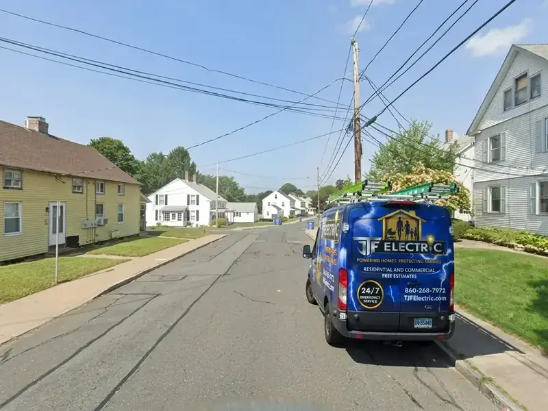 North End Manchester, CT — TJF Electric service area