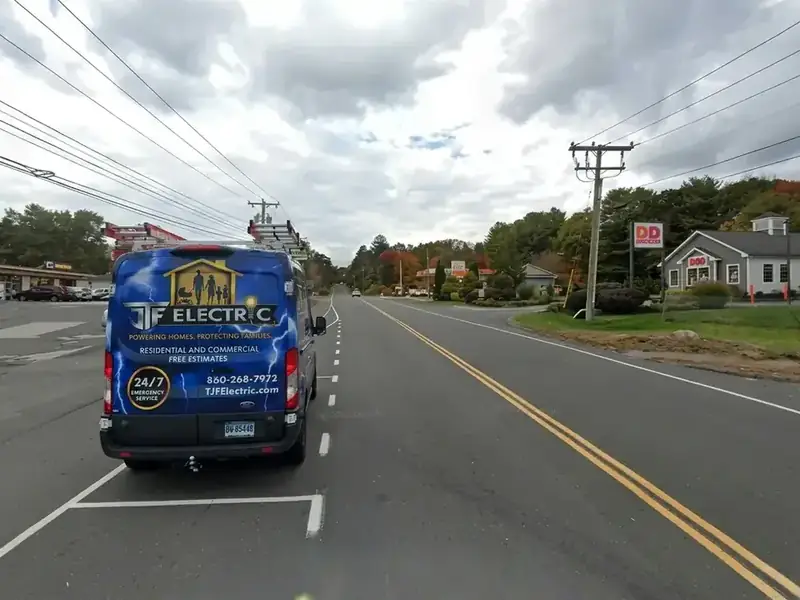 North Tolland, CT — TJF Electric service area