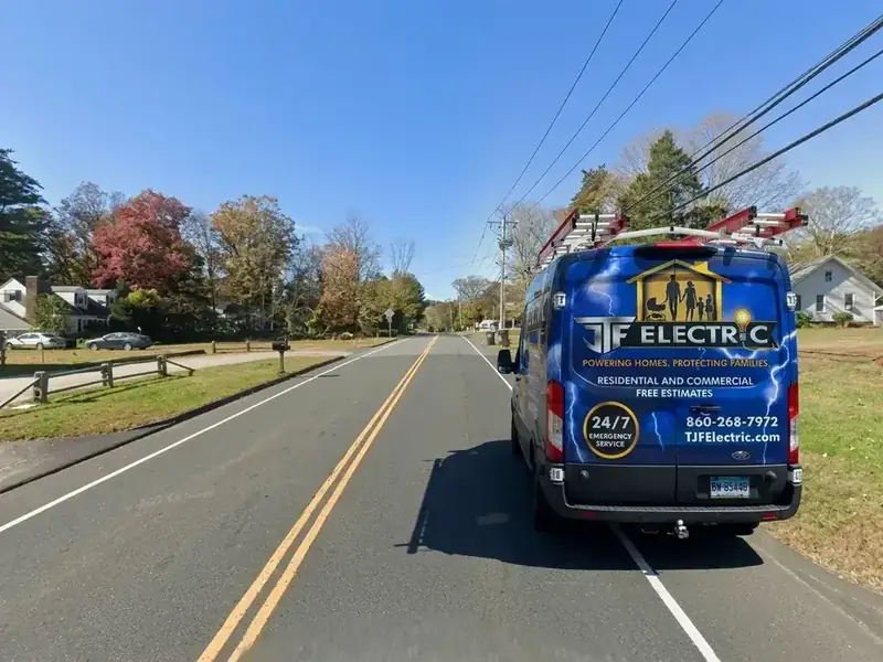 Stafford Springs neighborhood — TJF Electric local area