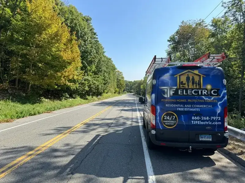 Stafford, CT — TJF Electric service area