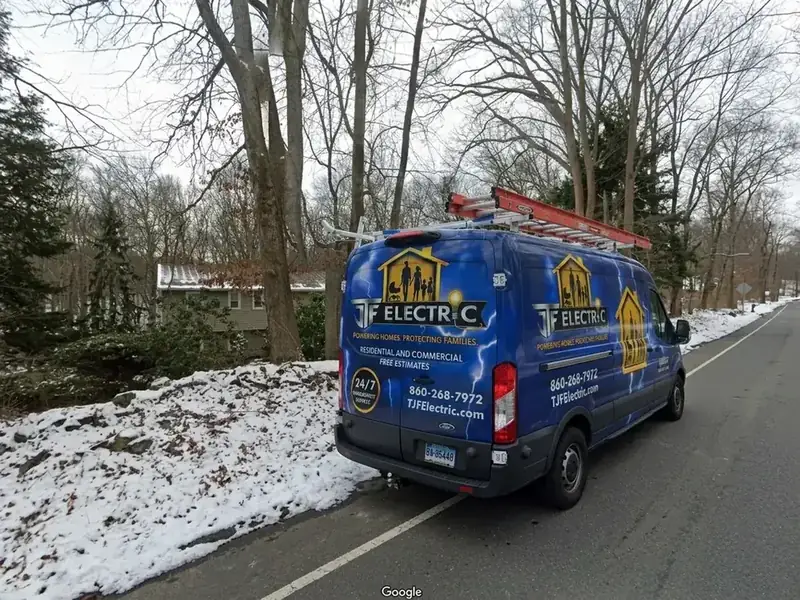 Tolland, CT — TJF Electric service area
