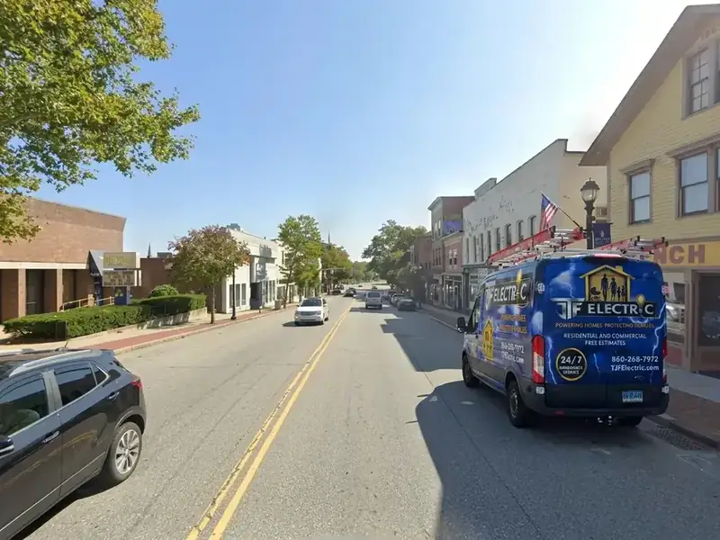 Willimantic, CT — TJF Electric service area