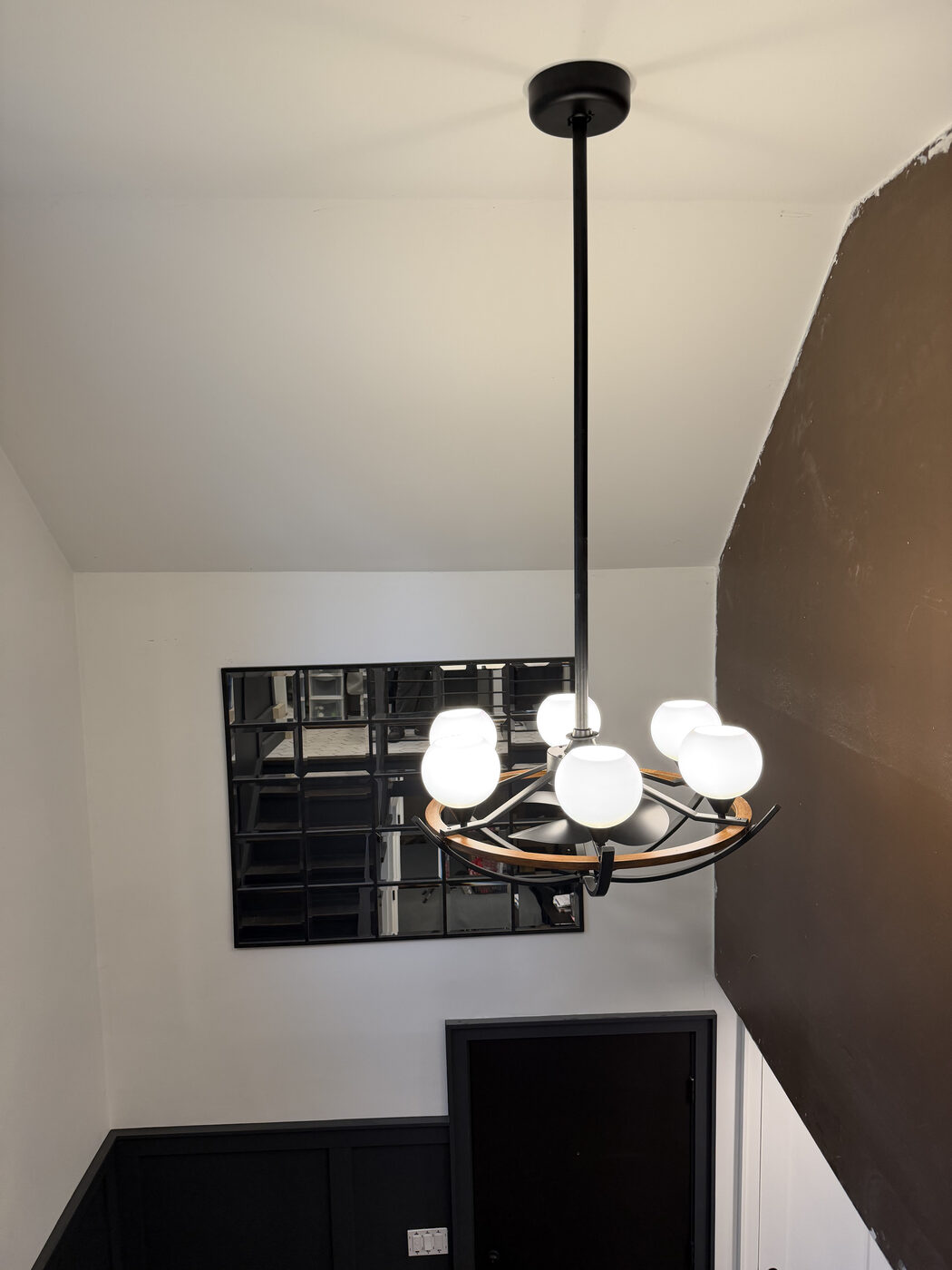 Chandelier installation — Connecticut