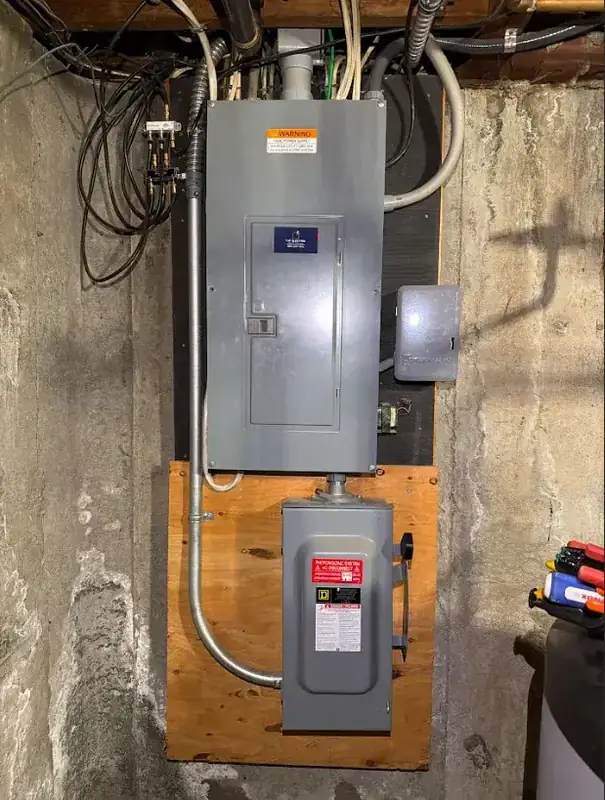 TJF Electric dedicated circuit installation — breaker panel work in CT