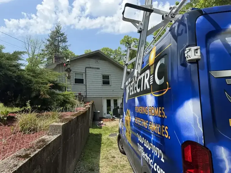 TJF Electric outdoor work — Tolland, CT